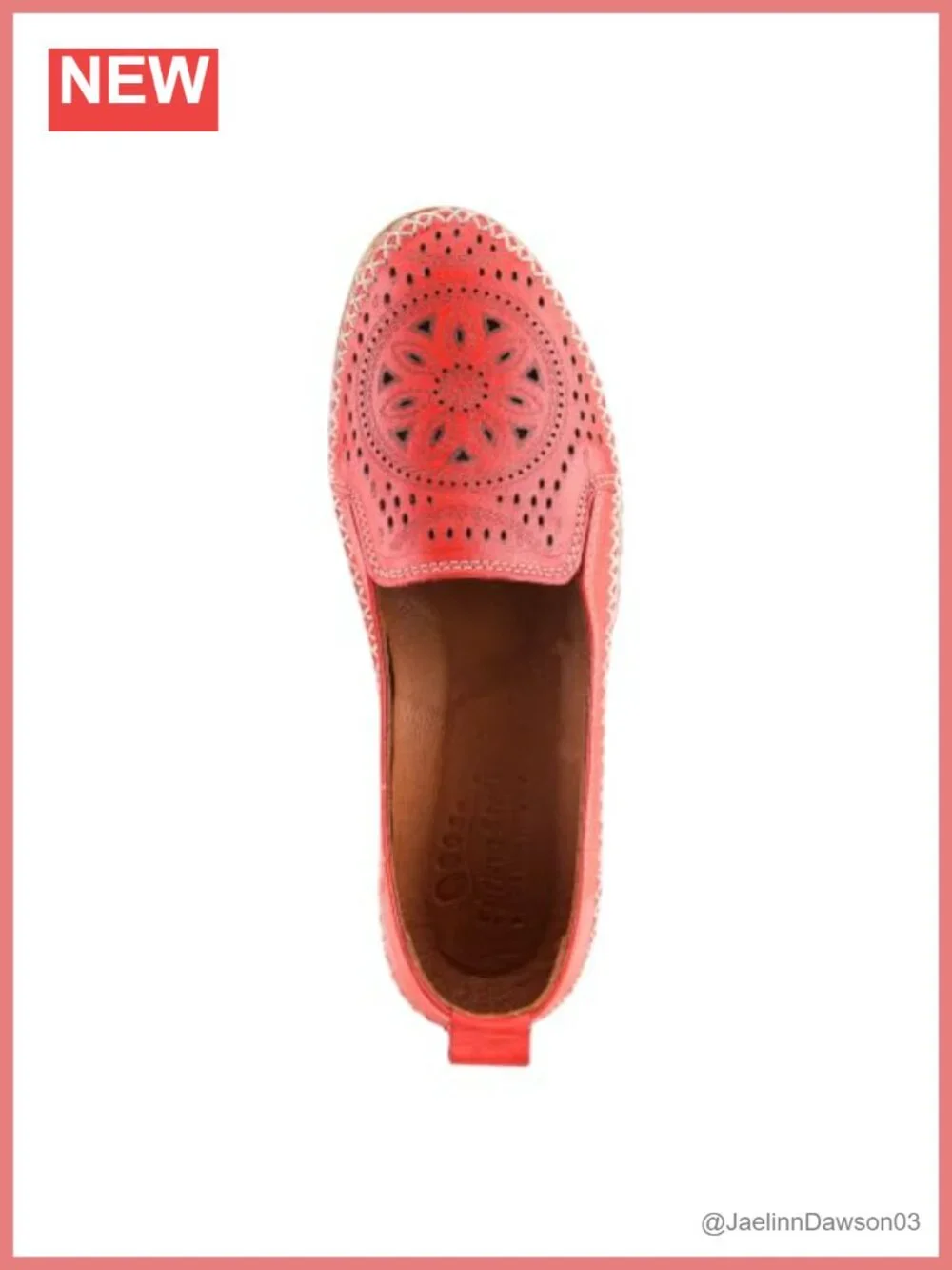 Premium Leather Slip-On Loafers with Laser Cutout Design, Elastic Goring,